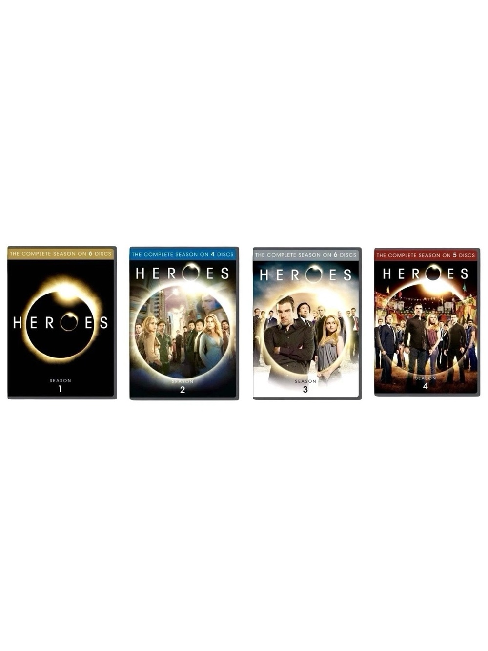 Heroes: The Complete Series (DVD, 2010, 21-Disc Set)